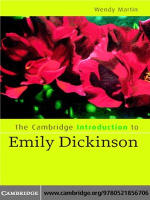 cover image of The Cambridge Introduction to Emily Dickinson